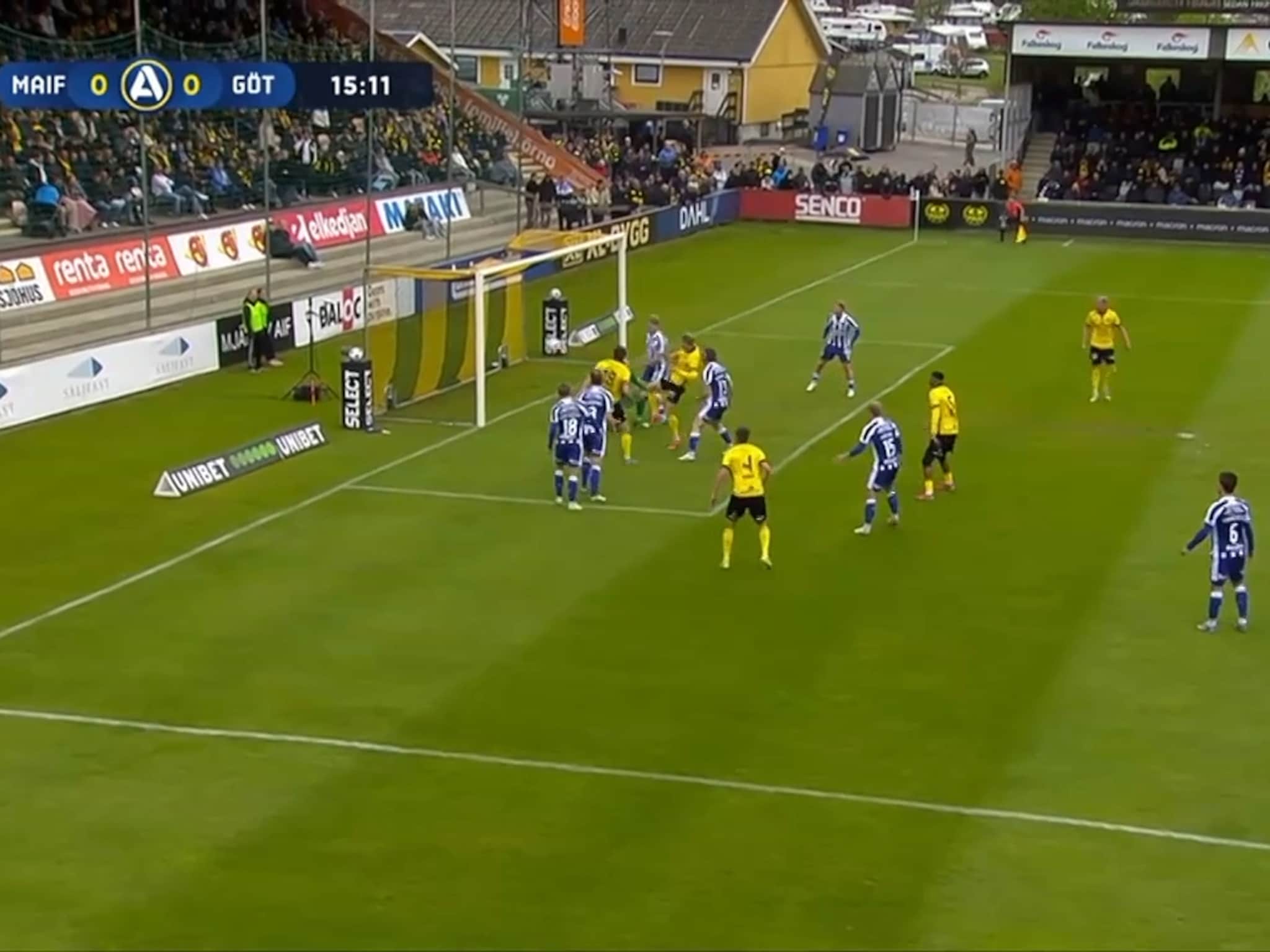 Mjällby upp i serieledning – besegrar IFK Göteborg